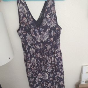 Medium Lucky Brand purple paisley Maxi Dress